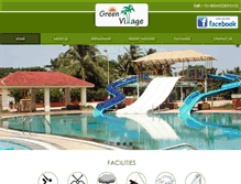 Tablet Screenshot of greenvillageresorts.com